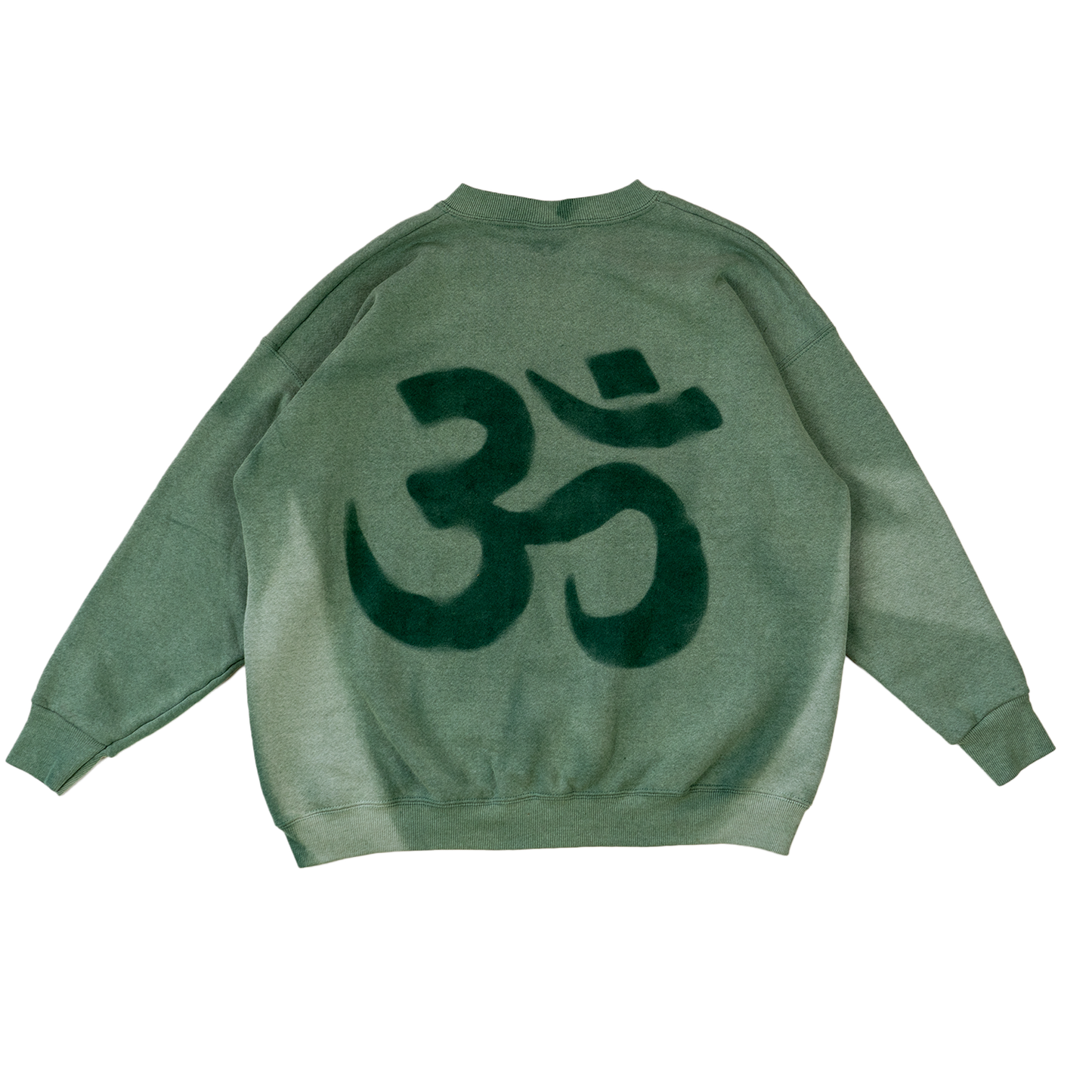 Sun Faded "Om" Sweatshirt - 90s
