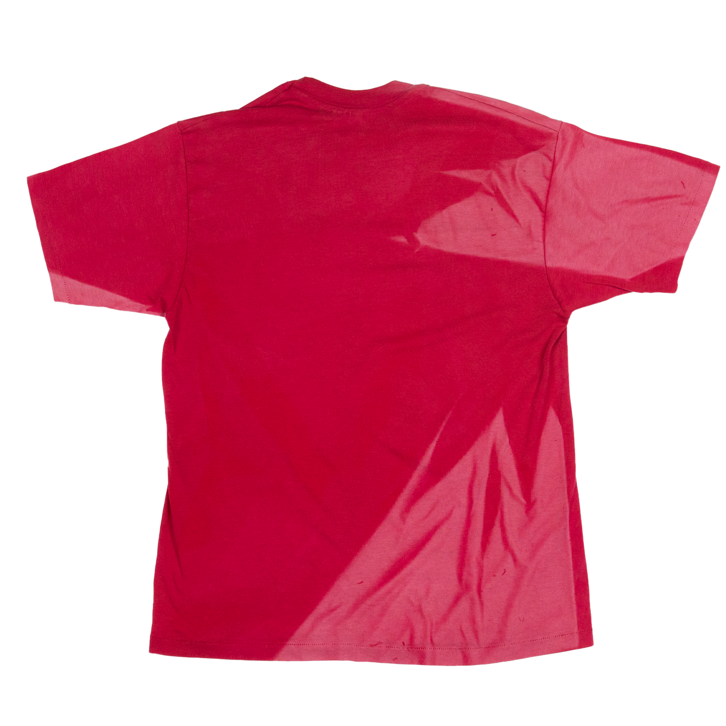 Red Hanes Sun Faded Blank Tee - 90s