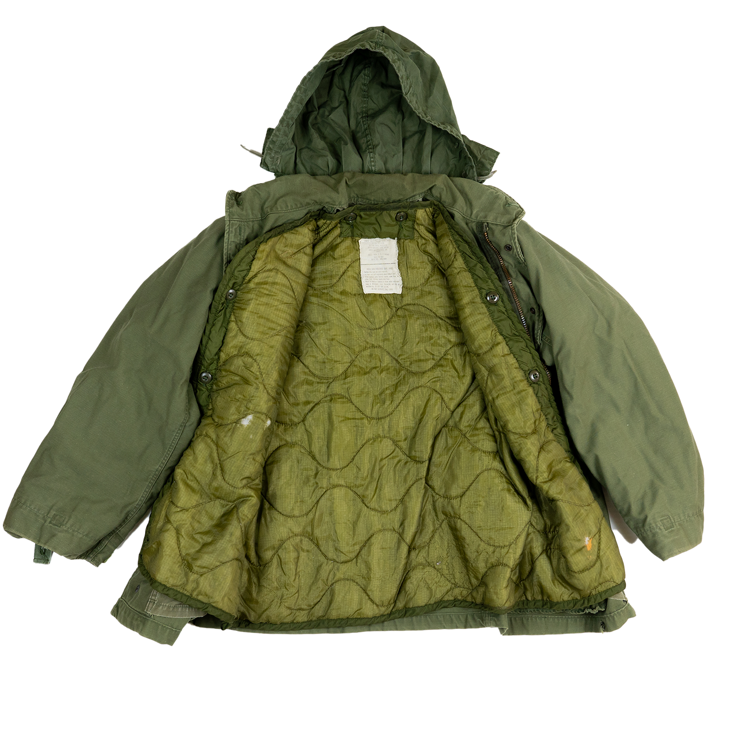 U.S. Military M-65 Hooded Field Coat - 70s
