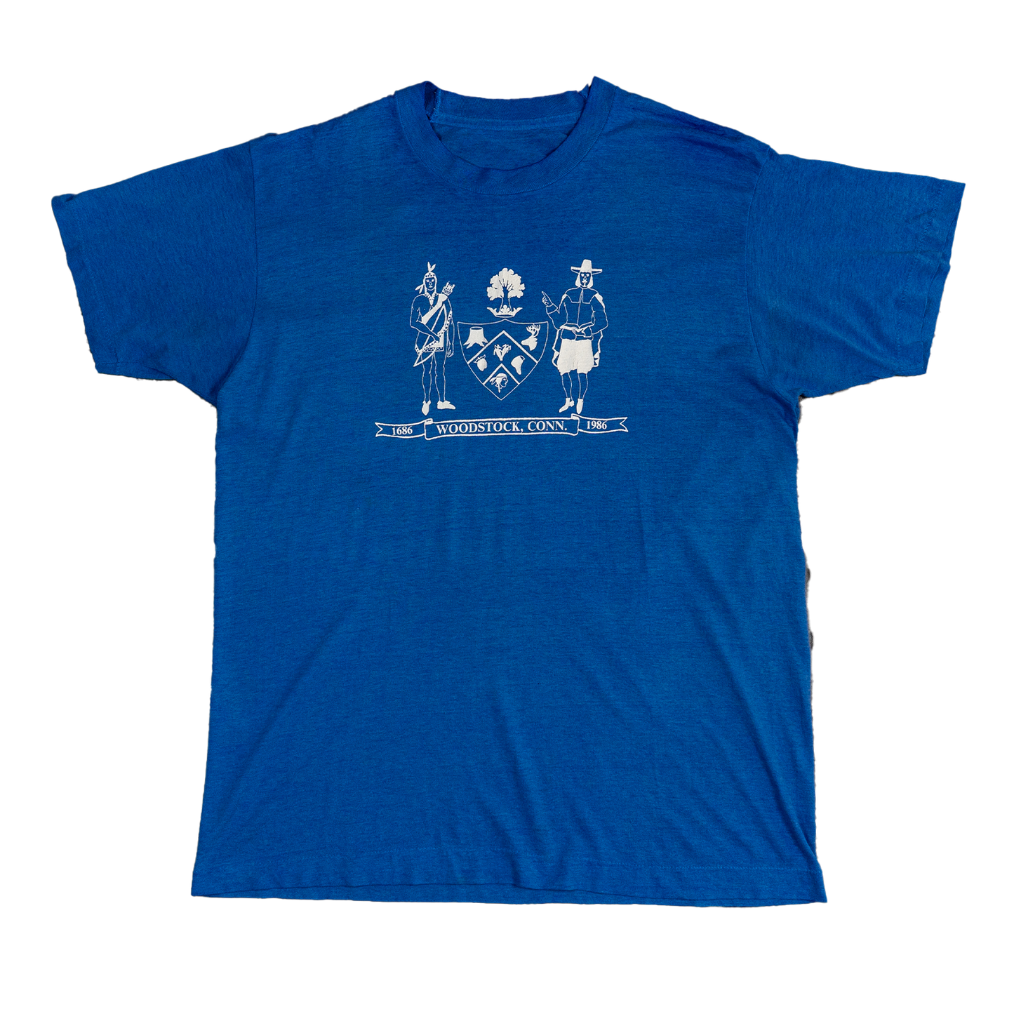Single Stitch Woodstock, Conn. Graphic Tee - 80s