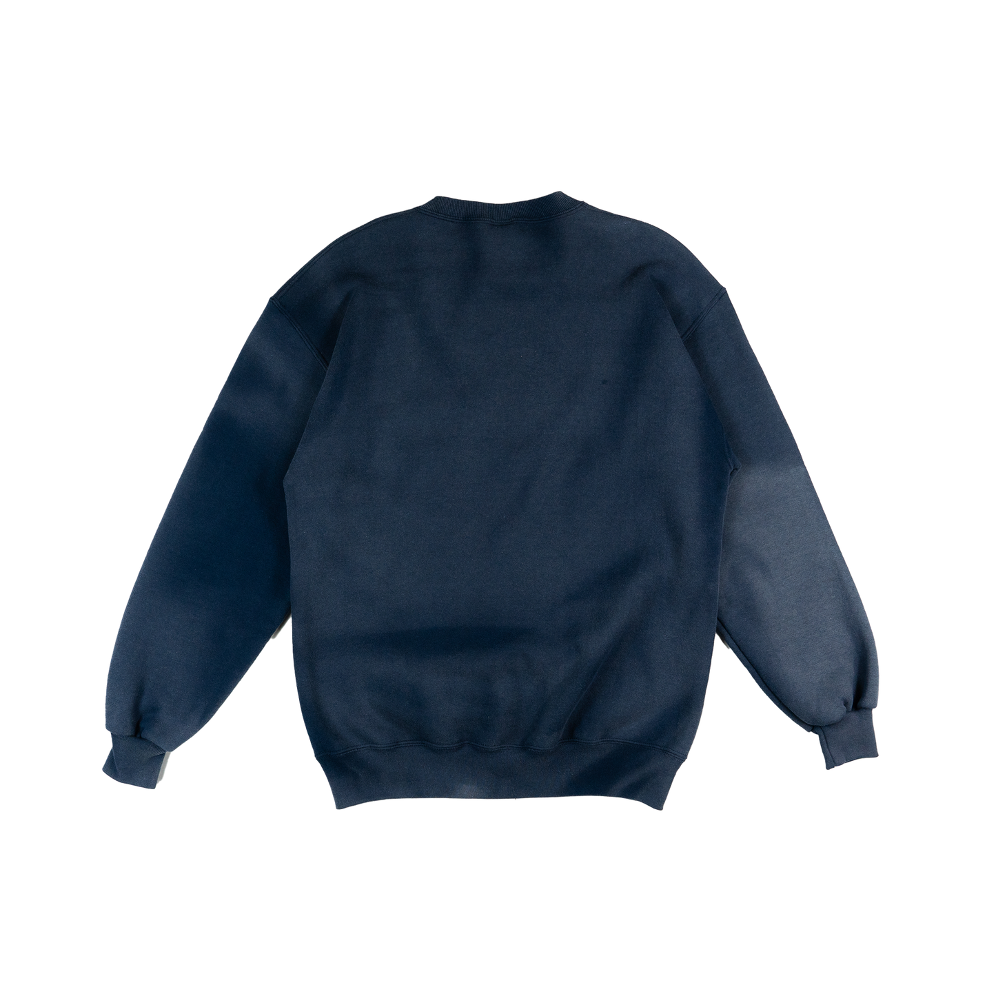 Sun Faded Russel Athletic Navy Sweatshirt - Back