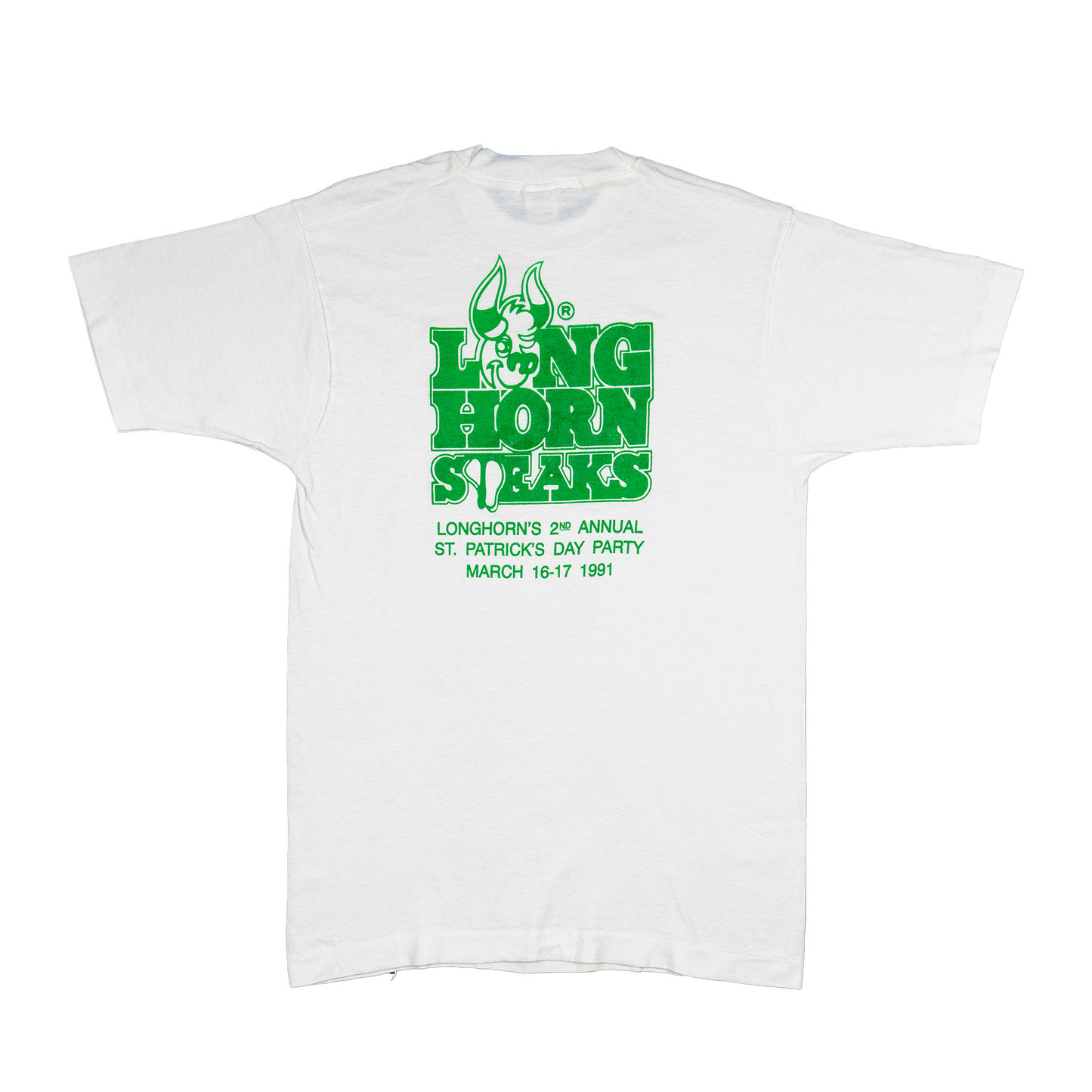 St. Patrick's Day Long Horn Tee - Back