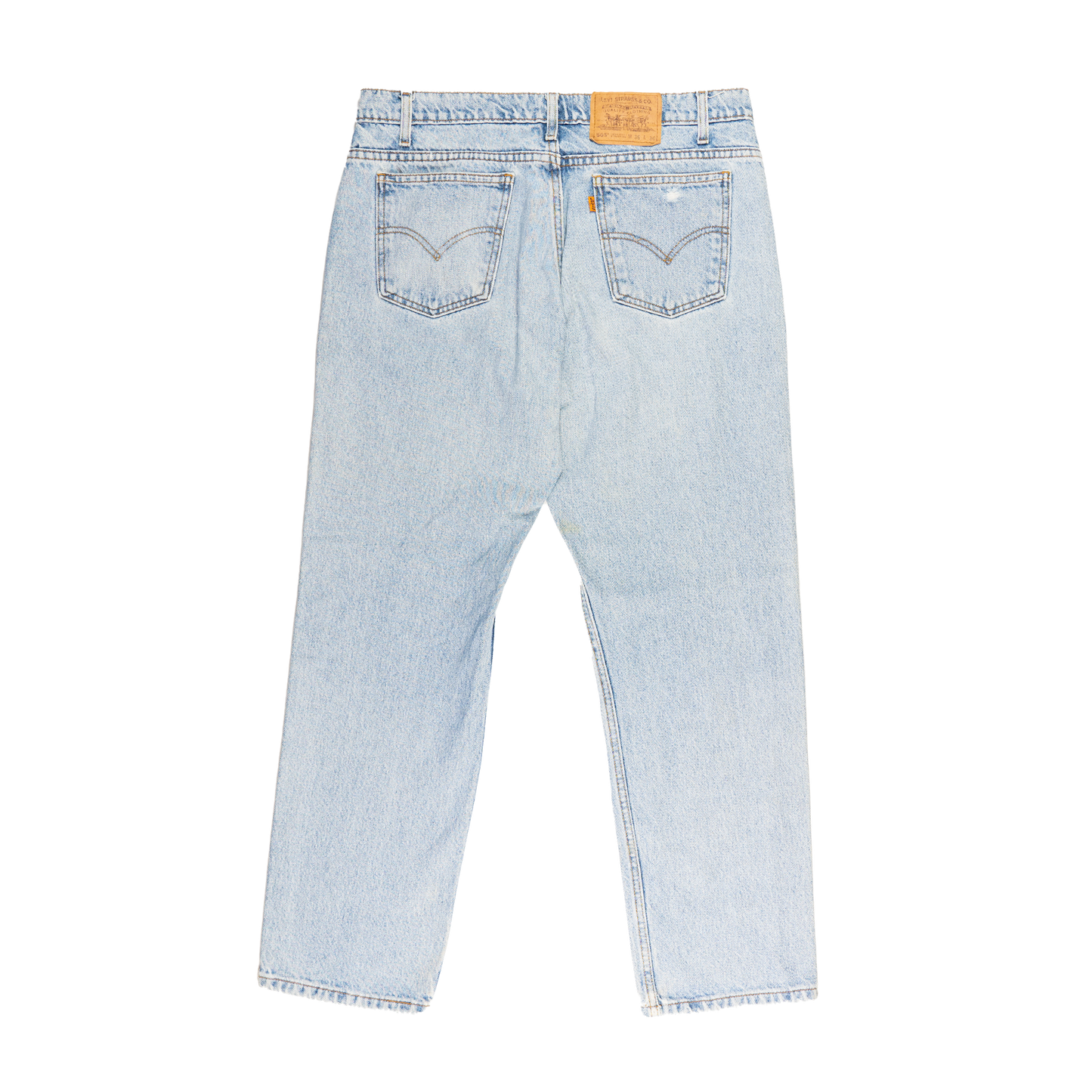 505 Orange Tab Levi's Jeans - Back