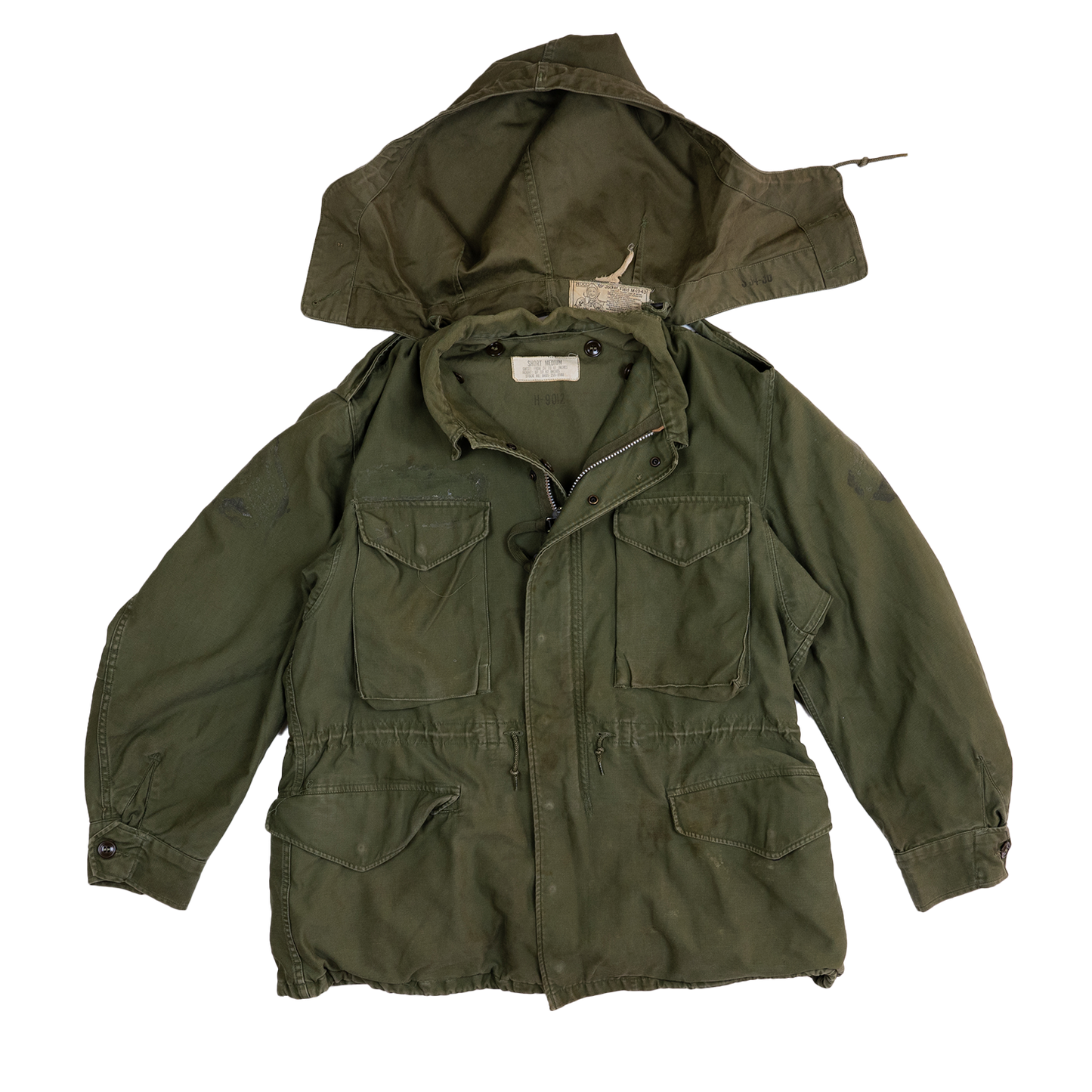 U.S. Military OG-107 M-I943 Field Coat - 70s