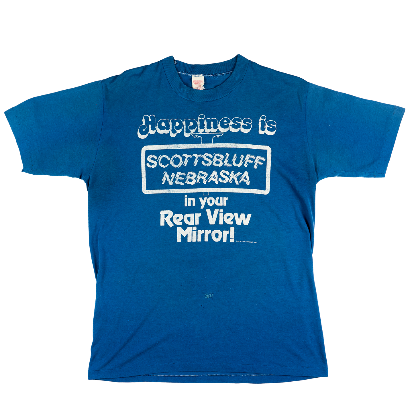 “Happiness is Nebraska” Graphic Tee - Front