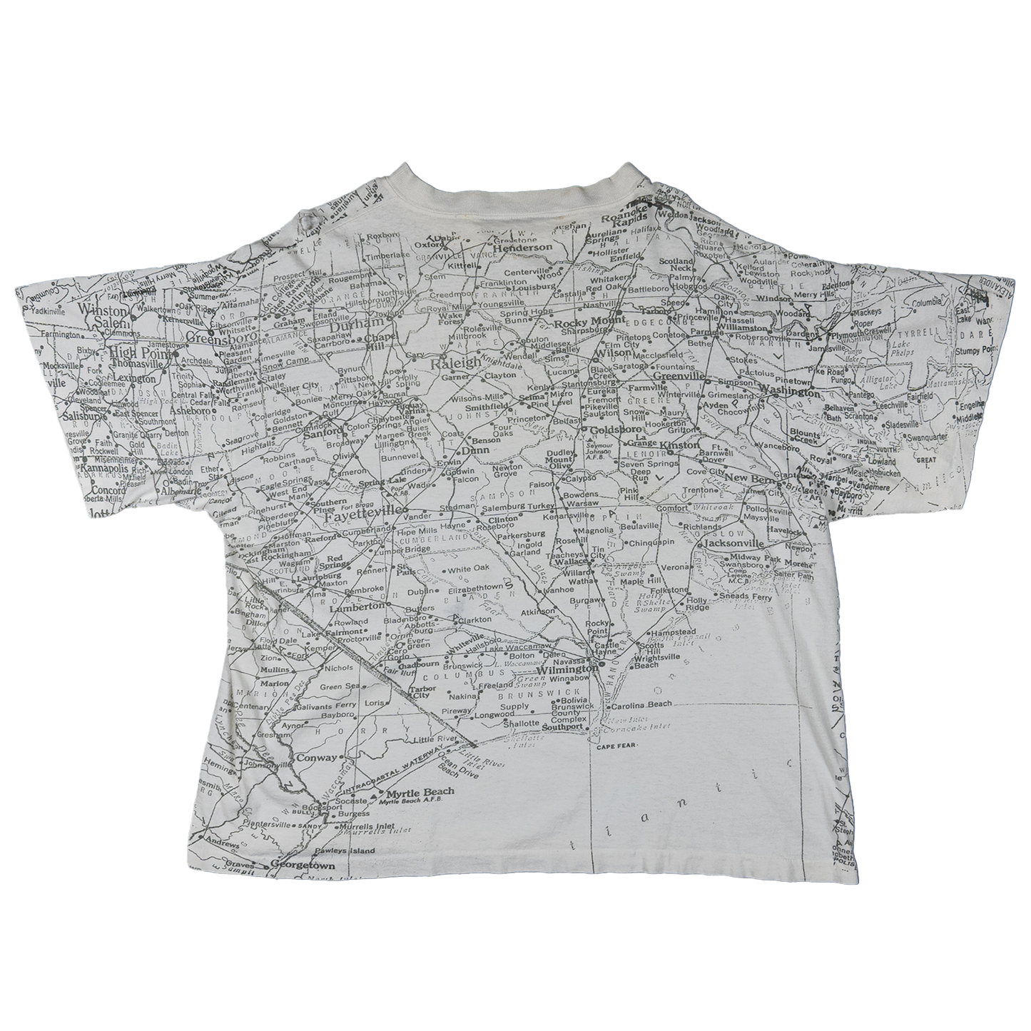 North Carolina Geographic Tee - 90s