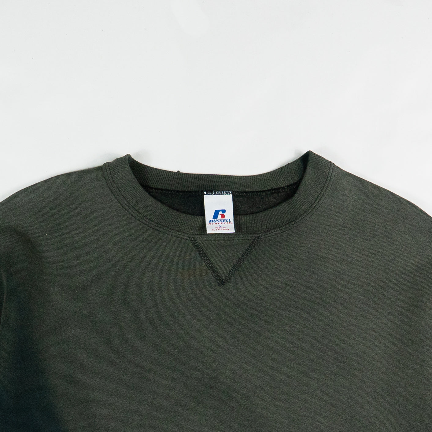 Sun Faded Russel Athletic Black Sweatshirt - Details
