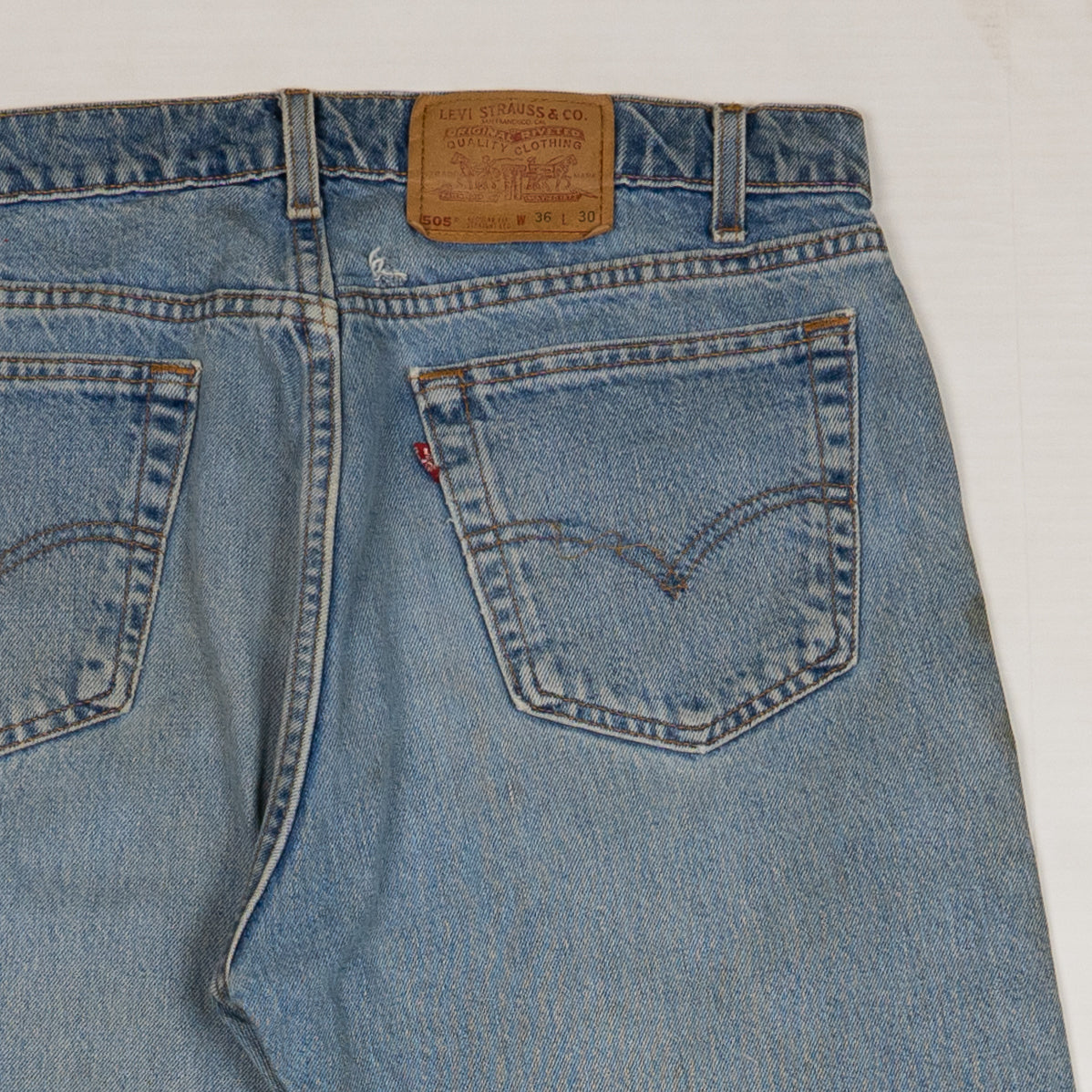 Levi's 505 Red Tab Distressed Jeans - 90s