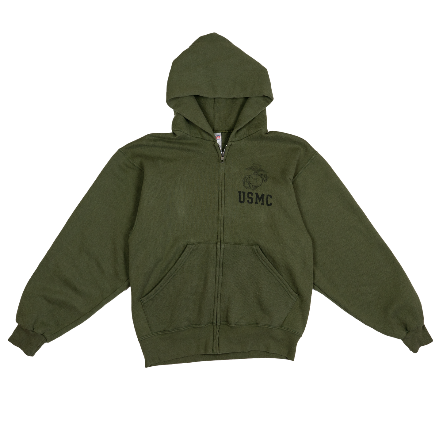 USMC Full Zip Hoodie - 90s