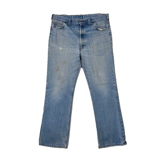 Coop Repaired Light Wash Jeans - 80s