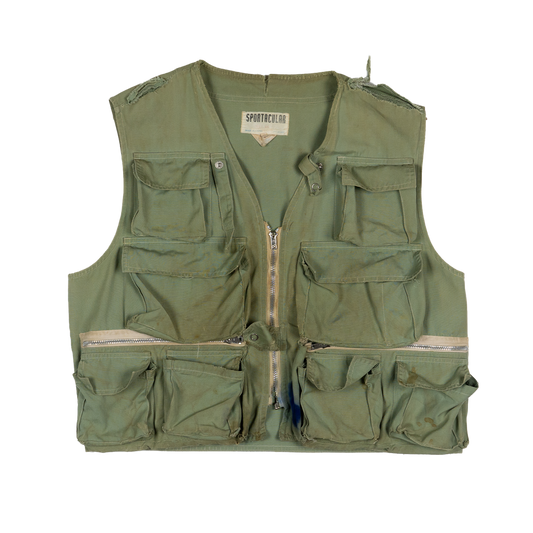 Sportacular Army Cargo Vest - Front