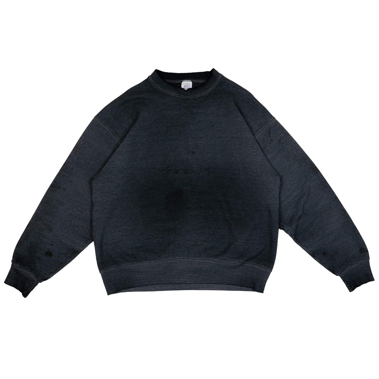 Black Sun Faded BVD Sweatshirt - 90s