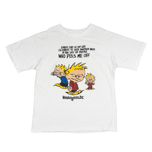 “Who Piss Me Off” Graphic Tee - Front