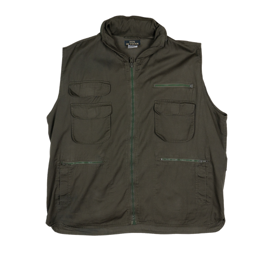 Fox Outdoor Dark Green Cargo Vest - Front