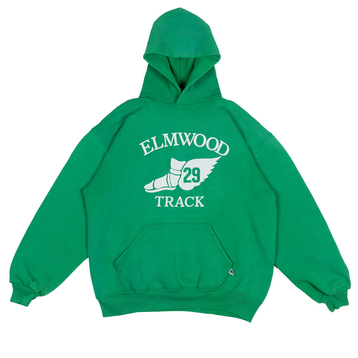 Elmwood Track Russell Athletic Hooded Sweatshirt - 90s