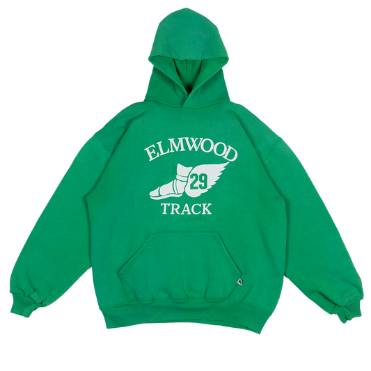 Elmwood Track Russell Athletic Hooded Sweatshirt - 90s