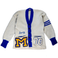 Varsity Letterman Cardigan Sweater - 70s