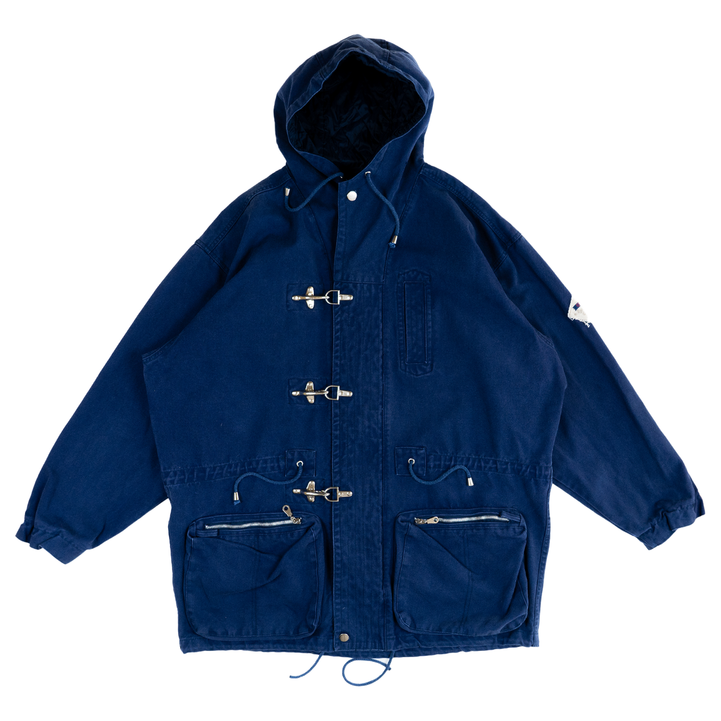 Cosi Navy Cargo Parka Jacket - 00s