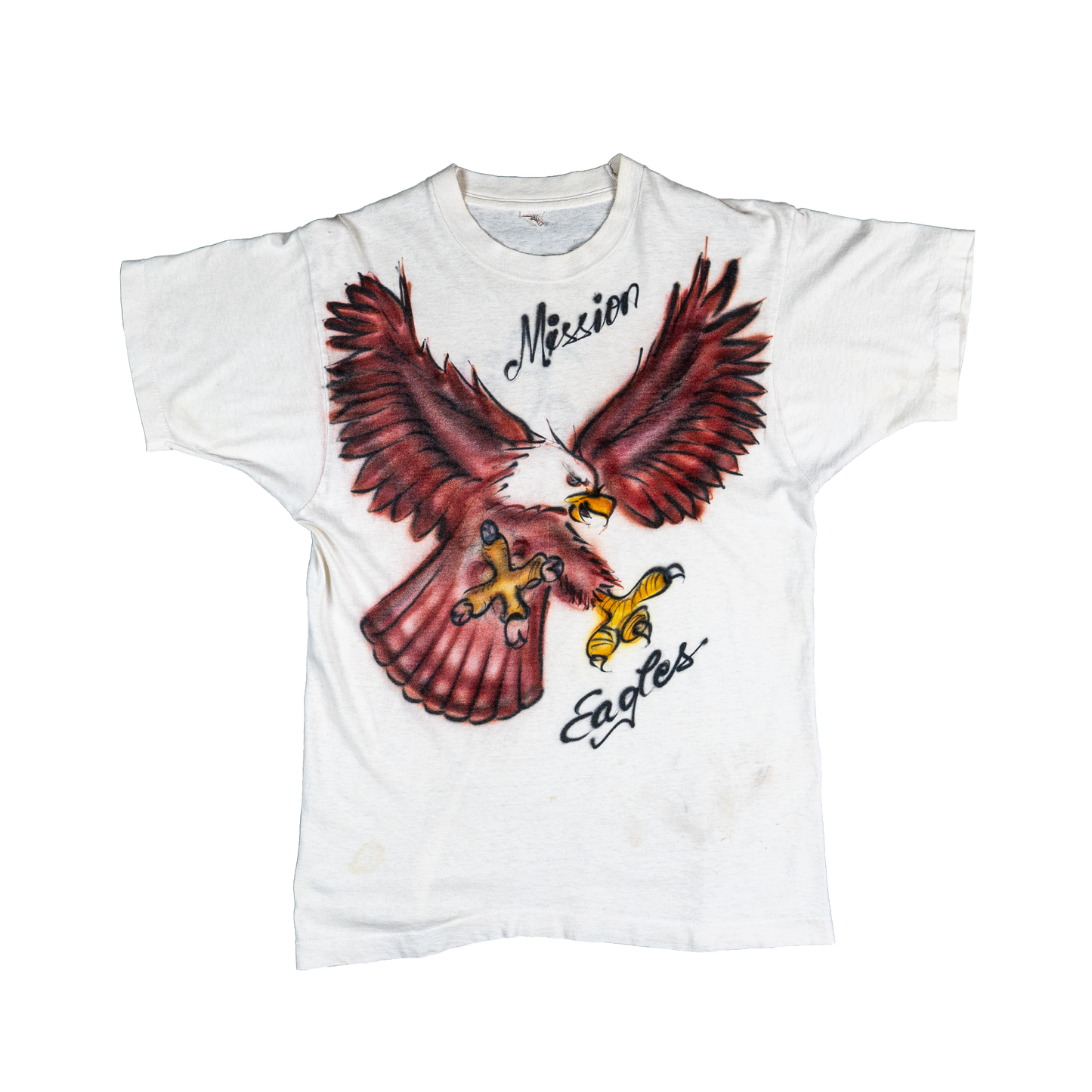 Single Stitch Mission Eagles Tee - 80s