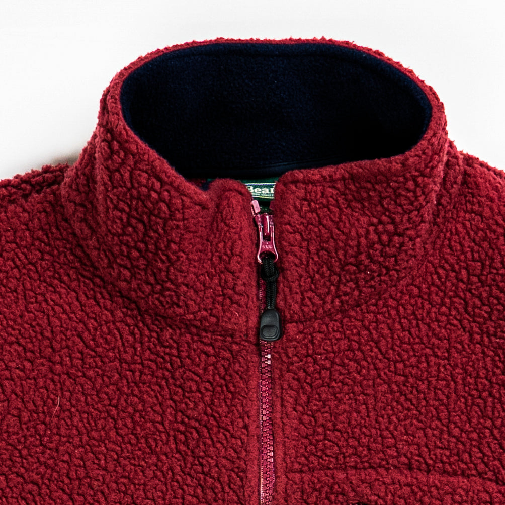  L.L. Bean Deep Pile Fleece Jacket - Details 