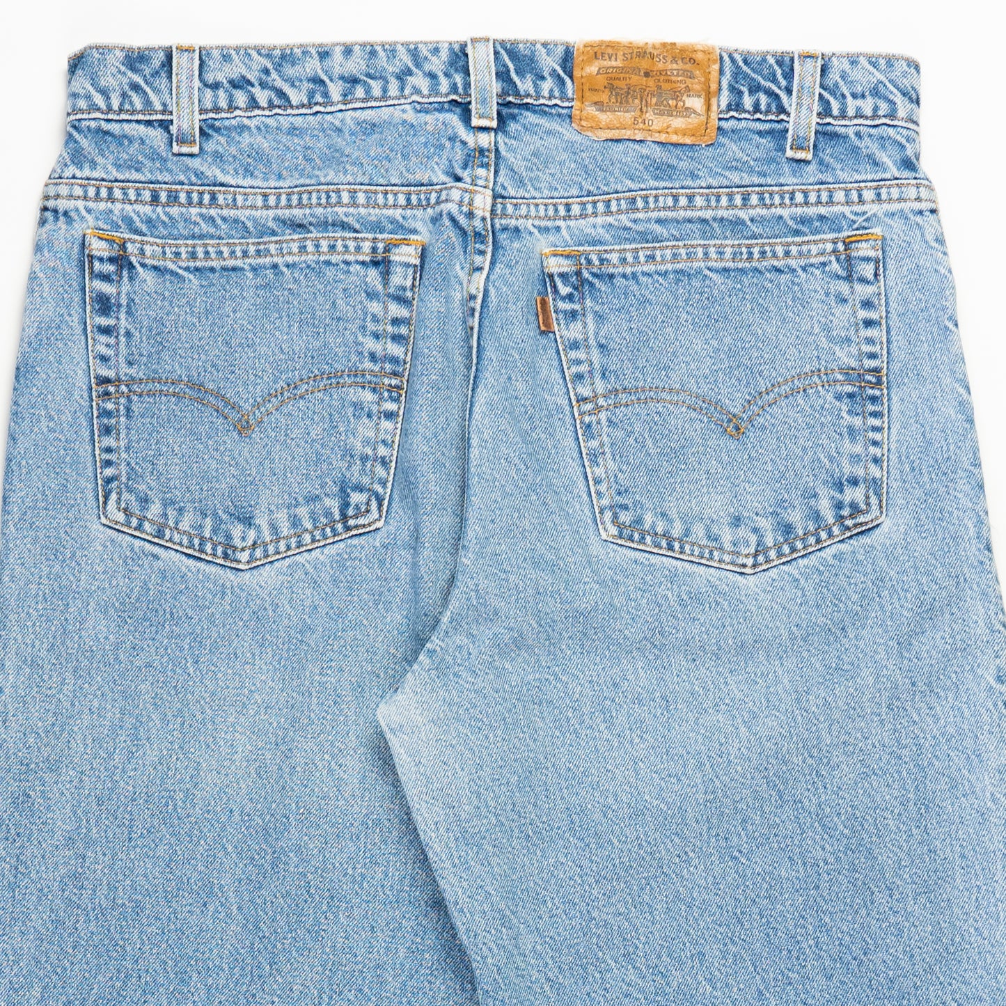 Levi's 540 Brown Tab Jeans - Details