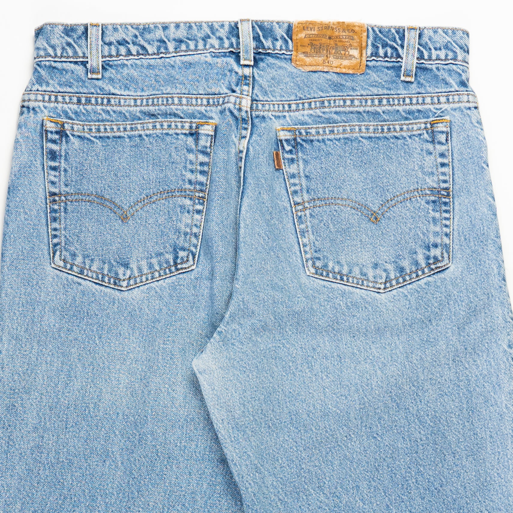 Levi's 540 Brown Tab Jeans - Details