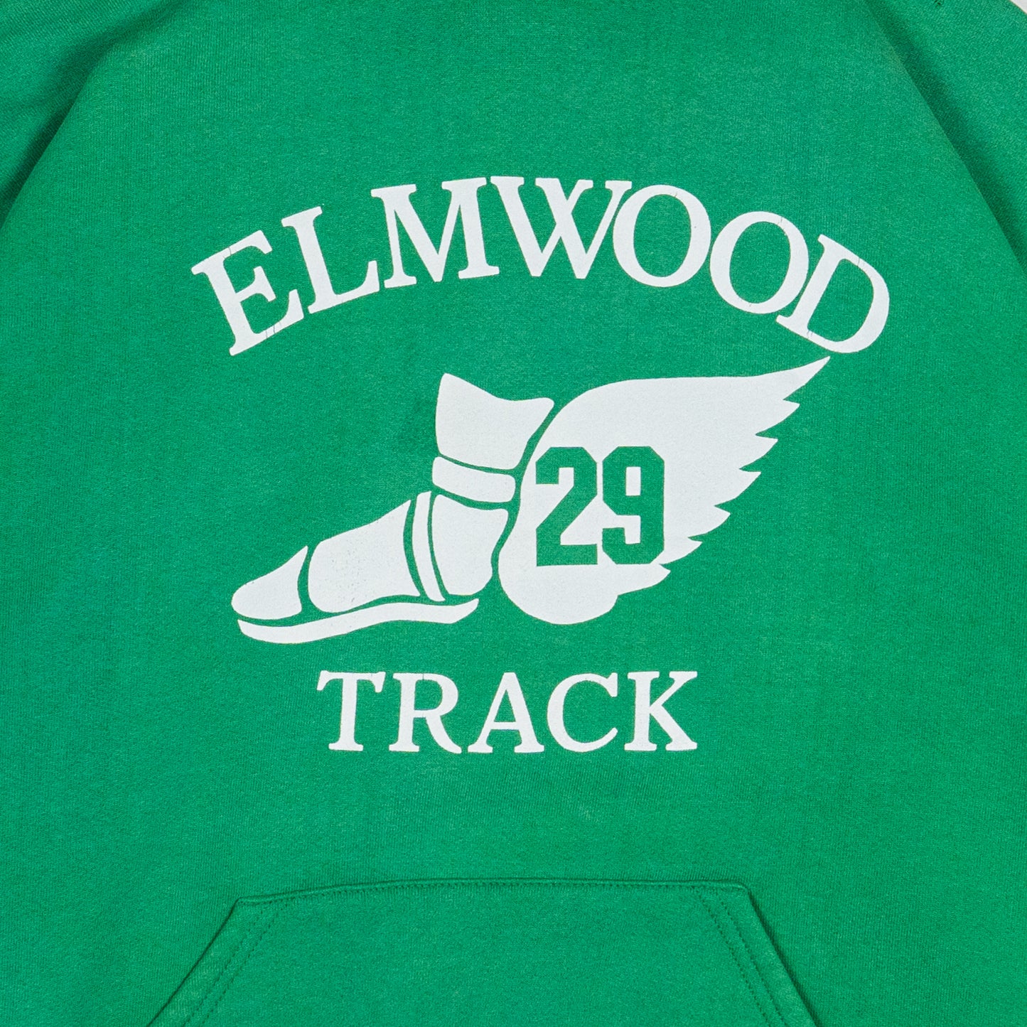 Elmwood Track Russell Athletic Hooded Sweatshirt - 90s