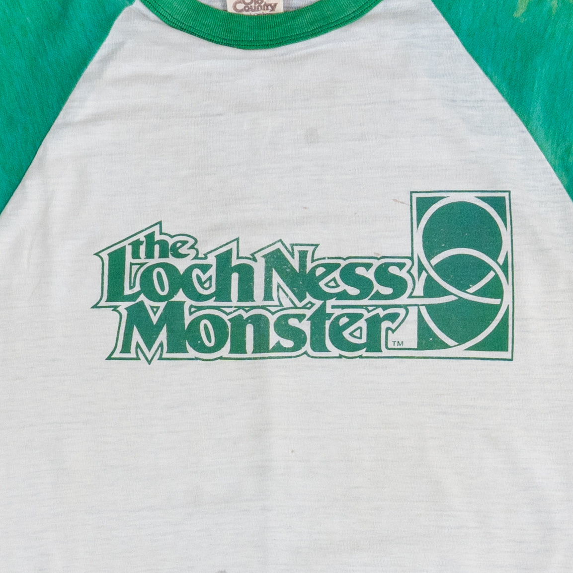 The Lochness Monster Raglan Tee - 80s