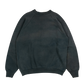 Faded Black Fruit of the Loom Sweatshirt - 90s