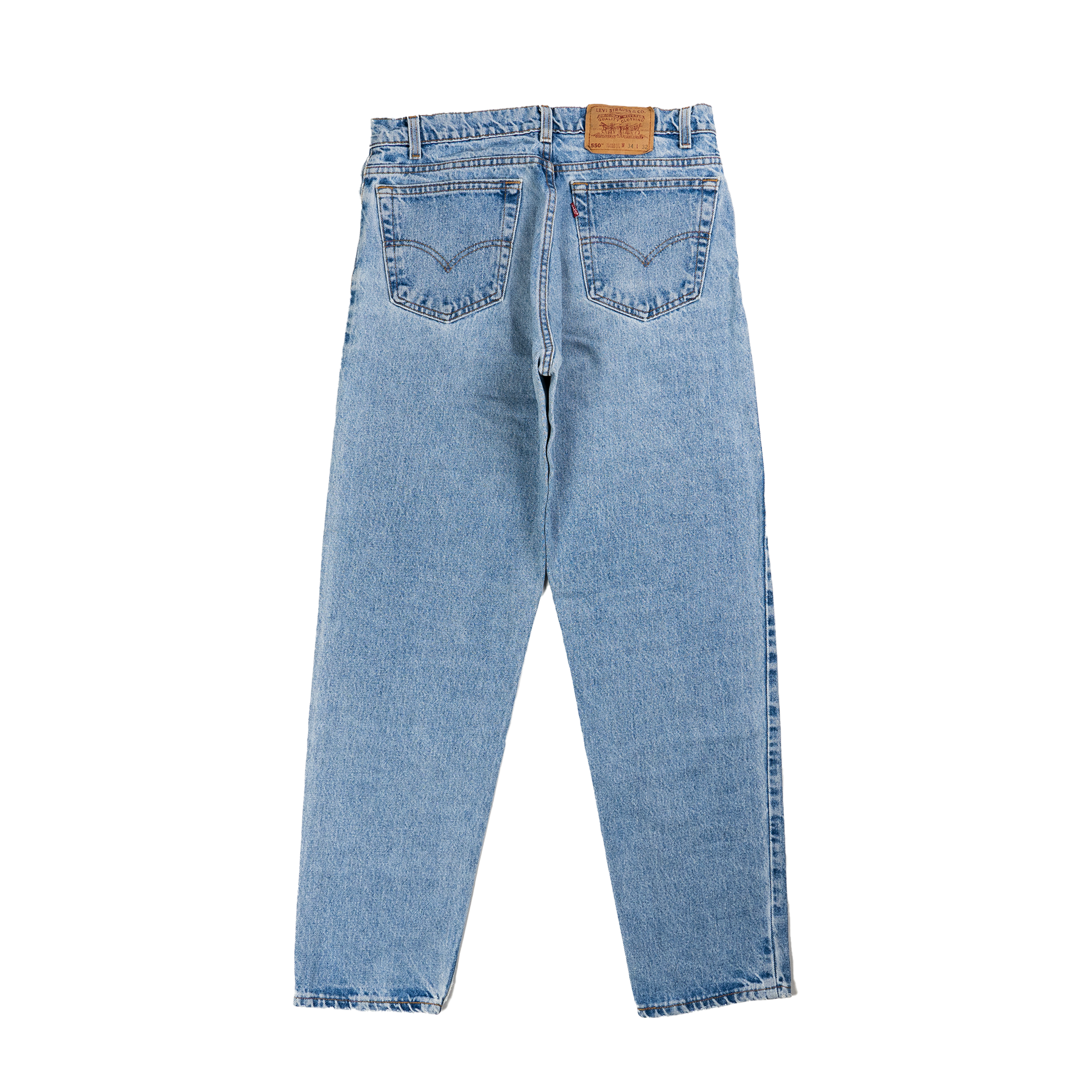 Levis 550 Light Blue Jeans - Back