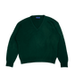 Jantzen Forest Green V Neck Sweater - Front 