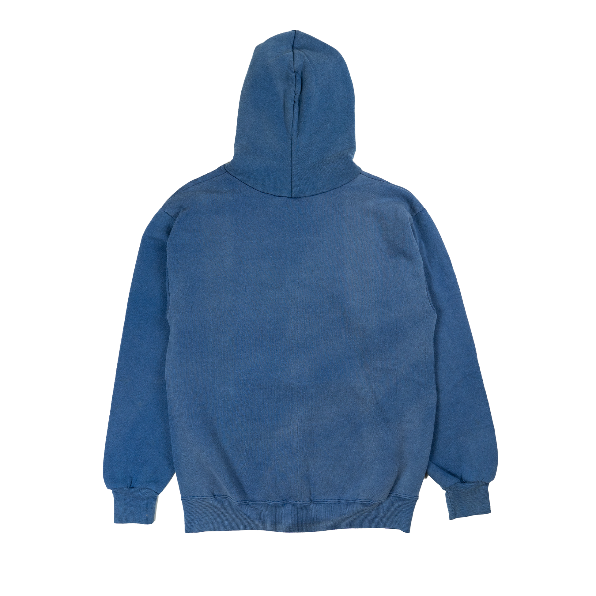 Sun Faded Blank Jerzees Hooded Sweatshirt - Back