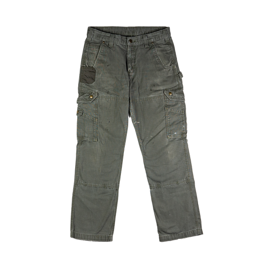 Carhartt Sage Green Ripstop Cargo Pants - Front 