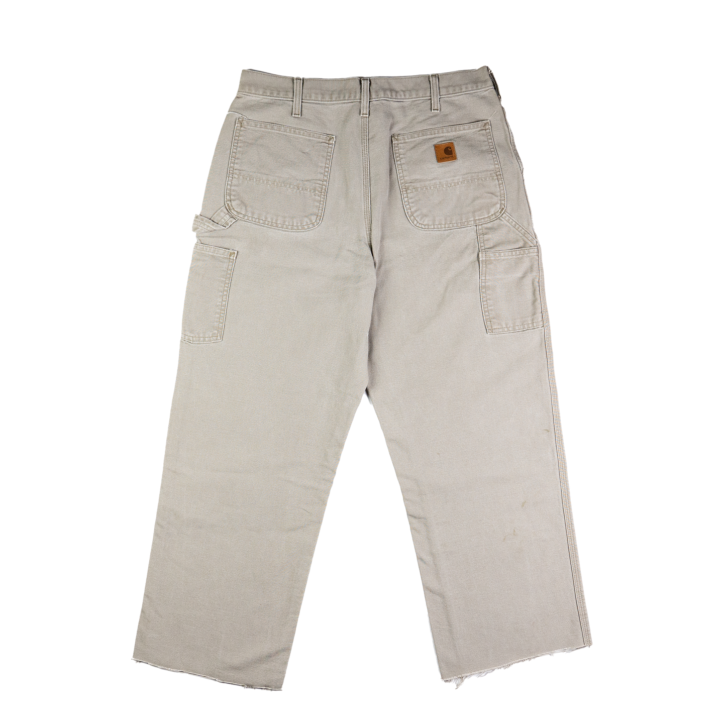 Carhartt Tan Dungaree Hemmed Pants - Back