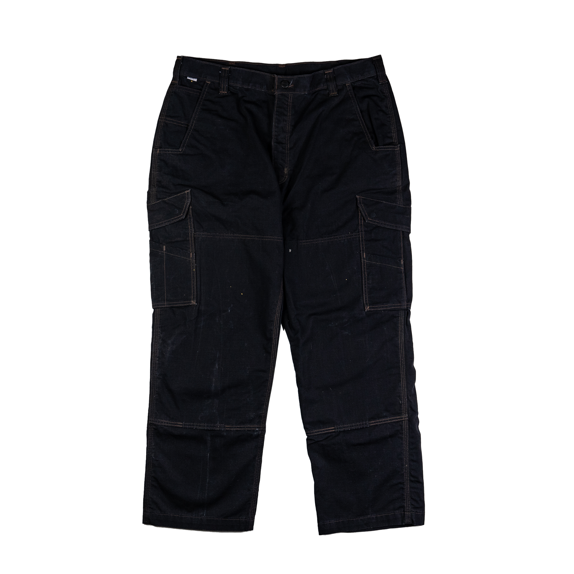 Carhartt Black Flame Resistant Cargo Pants -  Front 