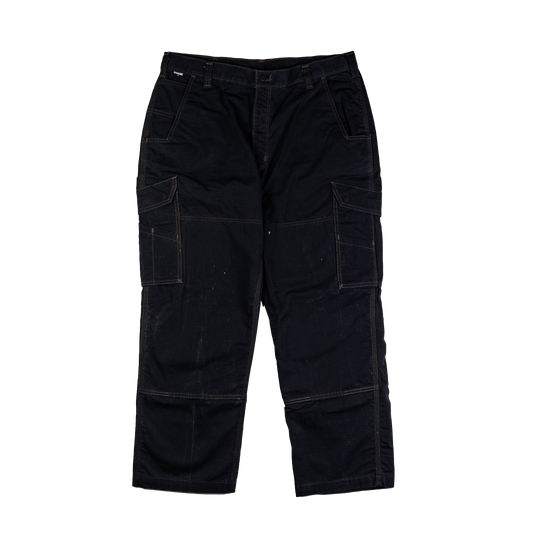 Carhartt Black Flame Resistant Cargo Pants -  Front 