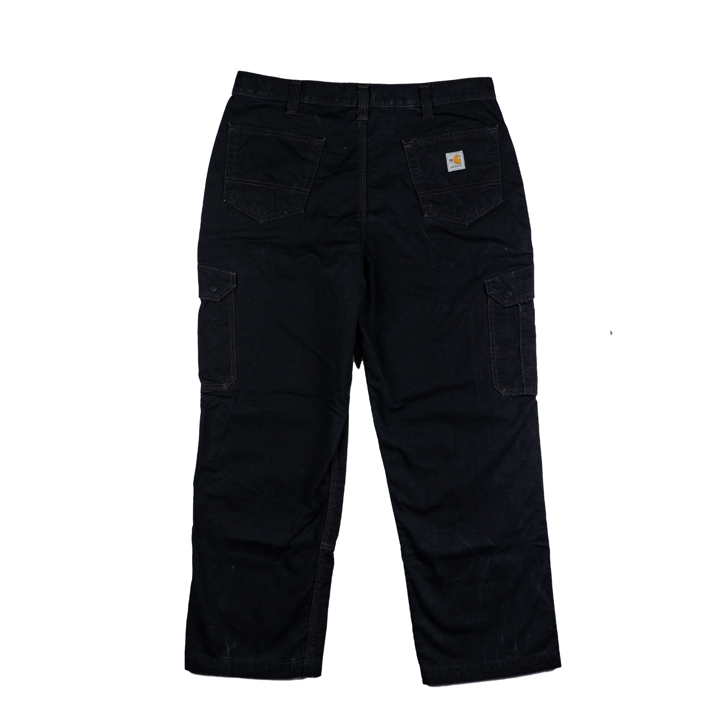 Carhartt Black Flame Resistant Cargo Pants - Back