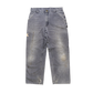 Carhartt Stone Grey Carpenter Pants - Front