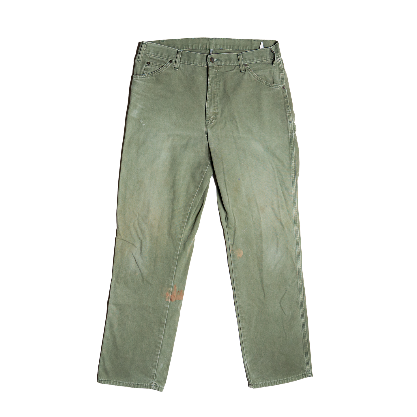 Dickies Olive Green Painter Pants - Front 