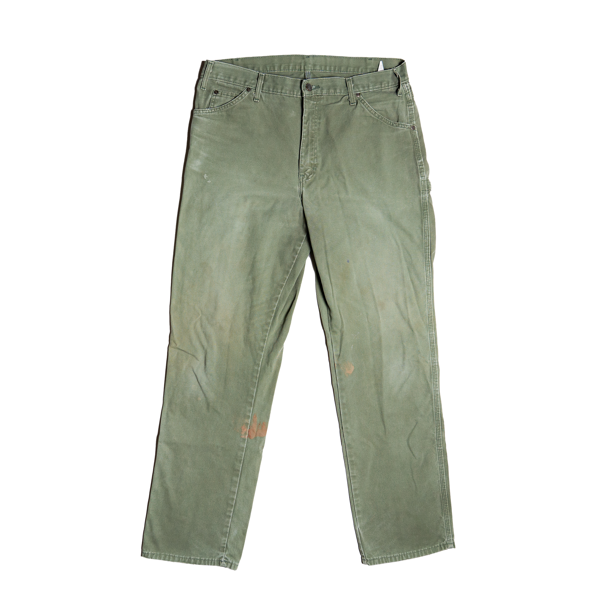 Dickies Olive Green Painter Pants - Front 