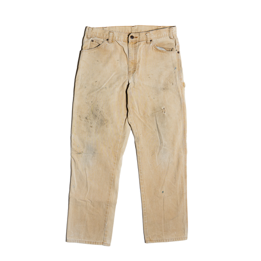  Dickies Faded Tan Painter Pants - Front 